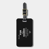 WiFi Internet Bagagelabel verliezen - zwart (Voorkant verticaal)