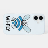 Wifi Internet Hoesje iPhone 16 Hoesje (Achterkant horizontaal)
