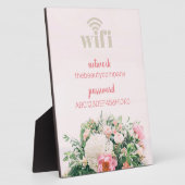 Wifi Internet Password Salon Beauty Business Sign Fotoplaat (Zijkant)