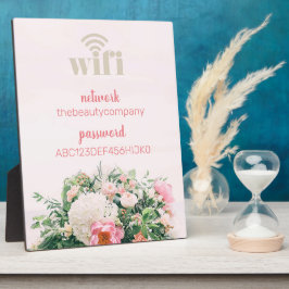 Wifi Internet Password Salon Beauty Business Sign Fotoplaat