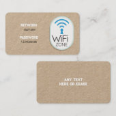 WiFi Internet Premium Visitekaartje (Voorkant / Achterkant)