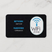 WiFi Internet Premium Visitekaartje (Voorkant)