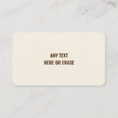 WiFi Internet QR Code Visitekaartje (Achterkant)