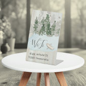 WiFi Internet Wachtwoord Vakantie Lake House Pedes Reclamebord Met Voetstuk