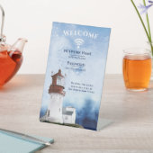 WiFi Internet-wachtwoord voor elk licht huis estal Reclamebord Met Voetstuk (Insitu)