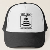 WiFi is mijn Superpower Trucker Pet (Voorkant)