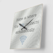 WIFI-klok voor interactief startpunt Vierkante Klok (Hoek)