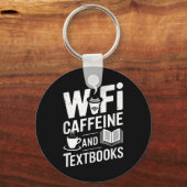 Wifi Koffie En Leerboeken Sleutelhanger (Voorkant)