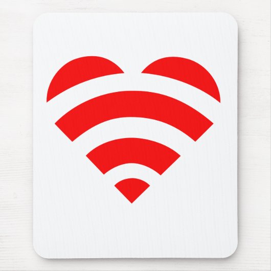 Wifi Love Mousepad Muismat (Voorkant)