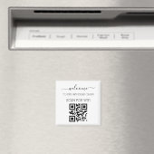 Wifi-netwerk en wachtwoord Zakelijk detailhandelsp Magneet (Insitu (Vaatwasser))