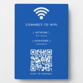 WiFi-netwerk | QR-code internetscan om verbinding Fotoplaat (voorkant)