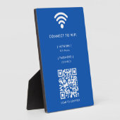 WiFi-netwerk | QR-code internetscan om verbinding Fotoplaat (Zijkant)