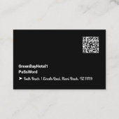 WiFi-netwerkwachtwoordgast Visitekaartje (Achterkant)