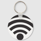Wifi network symbol sleutelhanger (Voorkant)