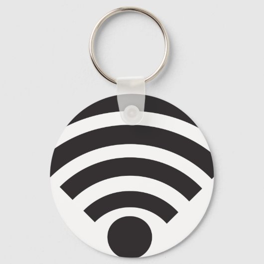 Wifi network symbol sleutelhanger (Voorkant)