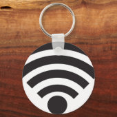 Wifi network symbol sleutelhanger (Voorkant)