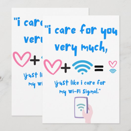 WIFI OFFERTE KAART (Voorkant / Achterkant)