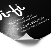 Wifi Passcode Afdrukken voor Framing en Weergave Foto Afdruk (Hoek)