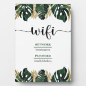 Wifi Password Beauty Salon Business Plaque Fotoplaat (voorkant)