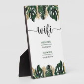 Wifi Password Beauty Salon Business Plaque Fotoplaat (Zijkant)