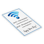 wifi password details magneet (Rechterzijde)