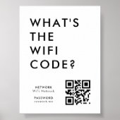 Wifi Password | QR Code Scan to Connect  Poster (Voorkant)