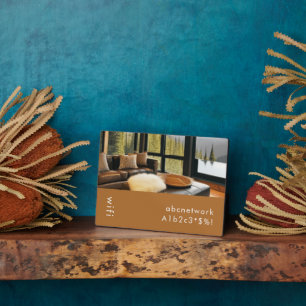 Wifi Password Sign Foto Plaque Fotoplaat