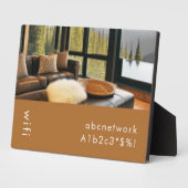 Wifi Password Sign Foto Plaque Fotoplaat (Zijkant)