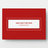 Wifi Password Sign Red Fotoplaat (voorkant)