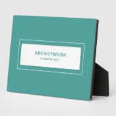 Wifi Password Sign Turqouise Fotoplaat (Zijkant)