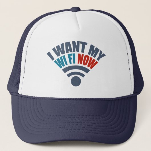WiFi-petten Trucker Pet (Voorkant)