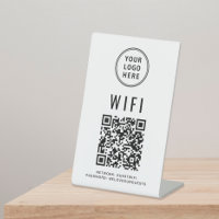 Wifi QR Code Business Logo Scan to Connect
