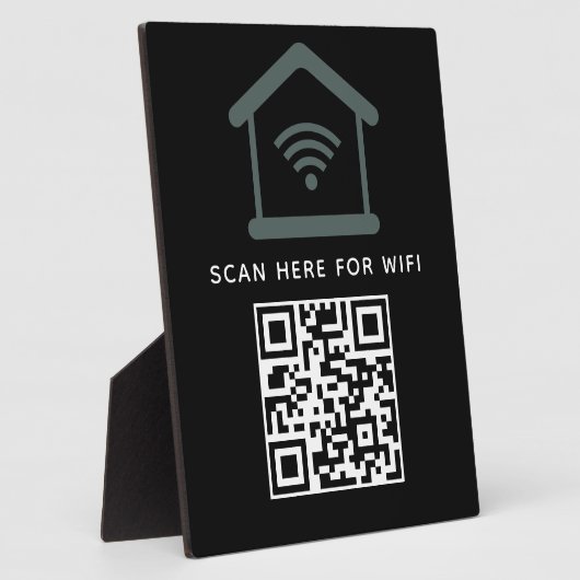 WiFi QR Code Scan om zelfklevende verbinding te ma Fotoplaat (Zijkant)