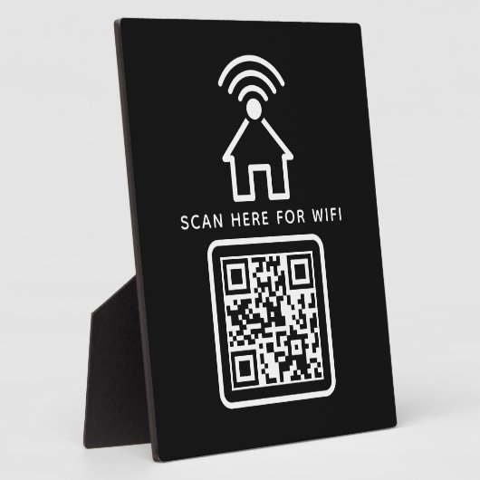 WiFi QR Code Scan om zelfklevende verbinding te ma Fotoplaat (Zijkant)