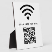 WiFi QR Code Scan om zelfklevende verbinding te ma Fotoplaat (Zijkant)