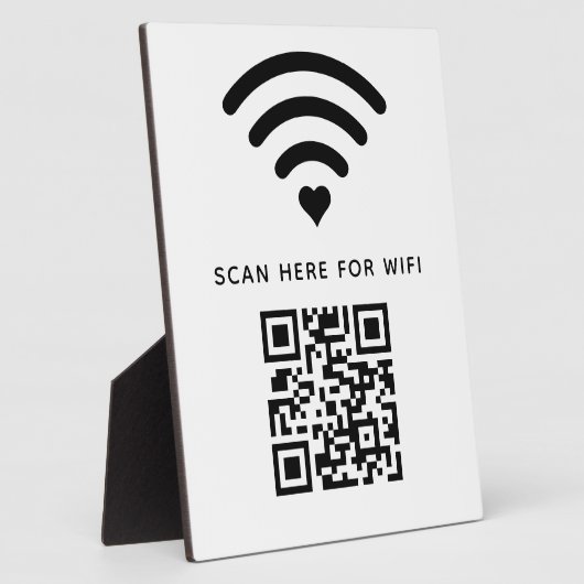 WiFi QR Code Scan om zelfklevende verbinding te ma Fotoplaat (Zijkant)