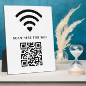 WiFi QR Code Scan om zelfklevende verbinding te ma Fotoplaat (Zijkant)