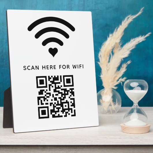 WiFi QR Code Scan om zelfklevende verbinding te ma Fotoplaat (Zijkant)