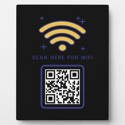 WiFi QR Code Scan om zelfklevende verbinding te ma Fotoplaat (Voorkant)