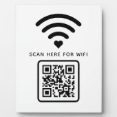 WiFi QR Code Scan om zelfklevende verbinding te ma Fotoplaat (Voorkant)