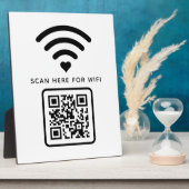 WiFi QR Code Scan om zelfklevende verbinding te ma Fotoplaat (Zijkant)