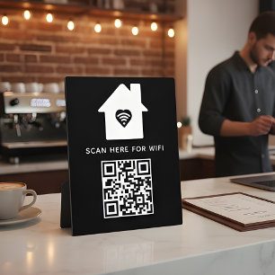 WiFi QR Code Scan om zelfklevende verbinding te ma Fotoplaat