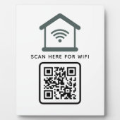 WiFi QR Code Scan om zelfklevende verbinding te ma Fotoplaat (Voorkant)