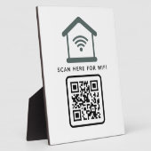 WiFi QR Code Scan om zelfklevende verbinding te ma Fotoplaat (Zijkant)