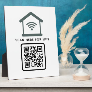 WiFi QR Code Scan om zelfklevende verbinding te ma Fotoplaat