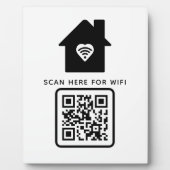 WiFi QR Code Scan om zelfklevende verbinding te ma Fotoplaat (Voorkant)