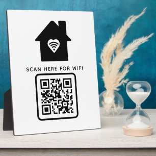 WiFi QR Code Scan om zelfklevende verbinding te ma Fotoplaat