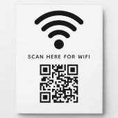 WiFi QR Code Scan om zelfklevende verbinding te ma Fotoplaat (Voorkant)