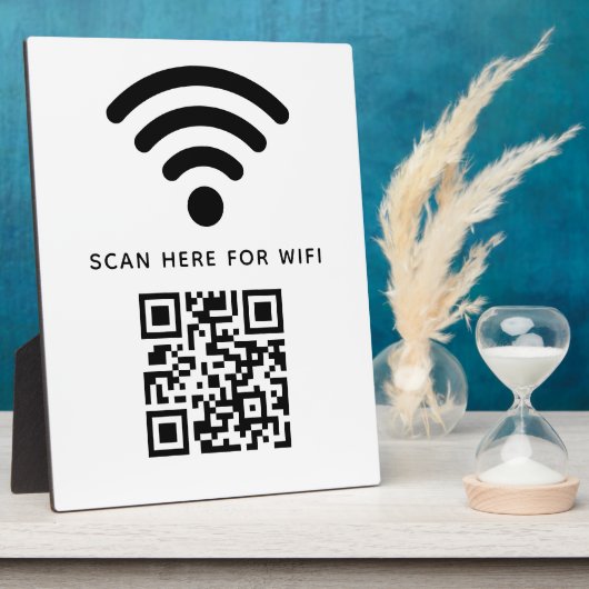 WiFi QR Code Scan om zelfklevende verbinding te ma Fotoplaat (Zijkant)
