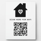 WiFi QR Code Scan om zelfklevende verbinding te ma Fotoplaat (Voorkant)